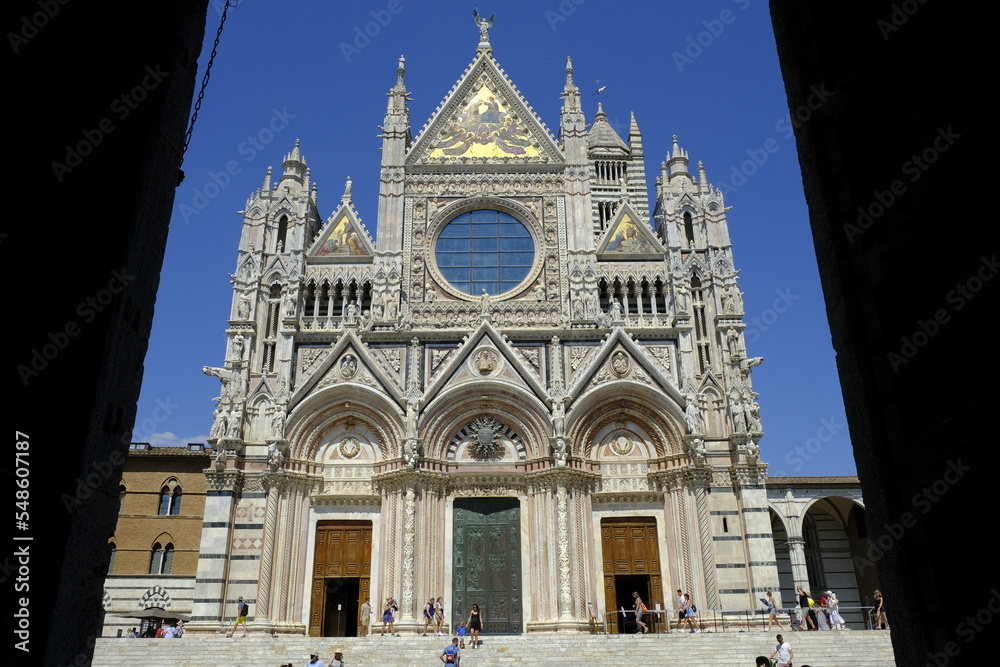 Siena Cathedral, Metropolitan Cathedral of Santa Maria Assunta. Tuscany, Italy.