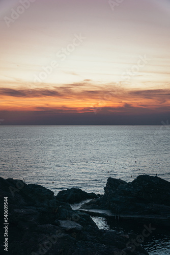 Sea view at Cinque Terre, La Spezia, Italy