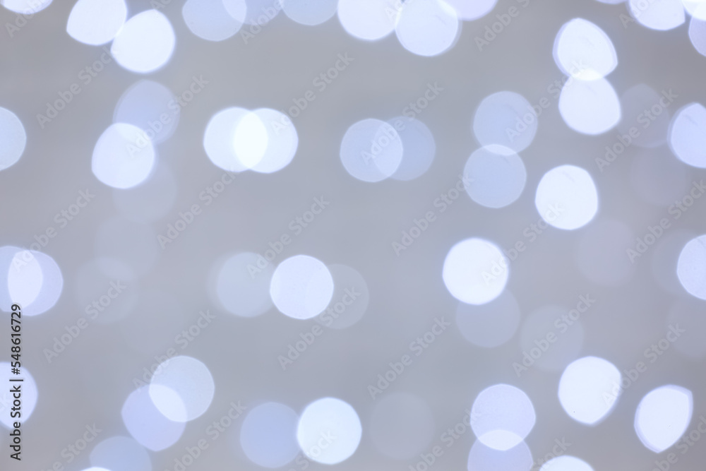 Blurred Christmas lights as background