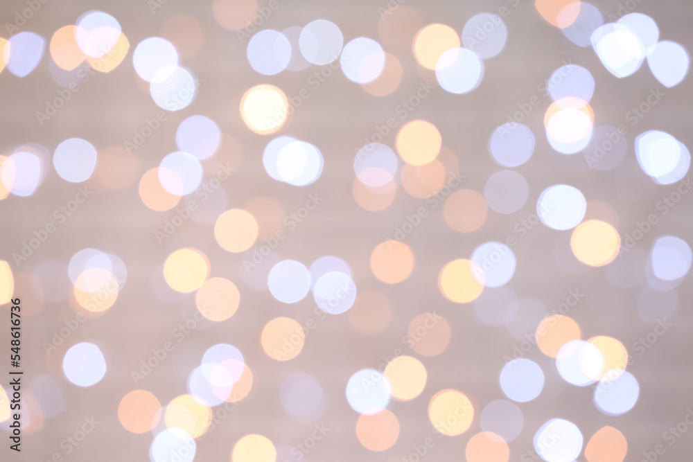 Blurred Christmas lights as background