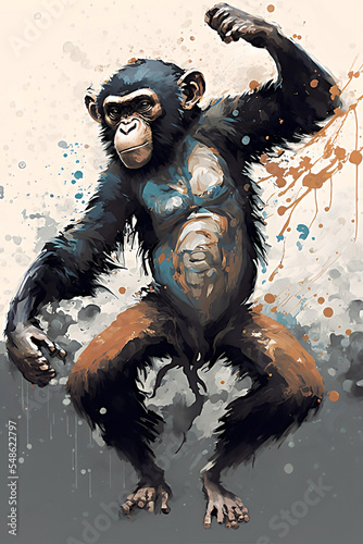 cool pretty anime monkey