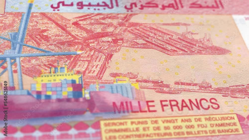 Djibouti Djiboutian Franc 1000 Banknotes, Thousand Djiboutian Franc