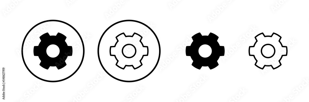 setting Icon vector illustration. Cog settings sign and symbol. Gear Sign setting Icon vector illustration. Cog settings sign and symbol. Gear Sign