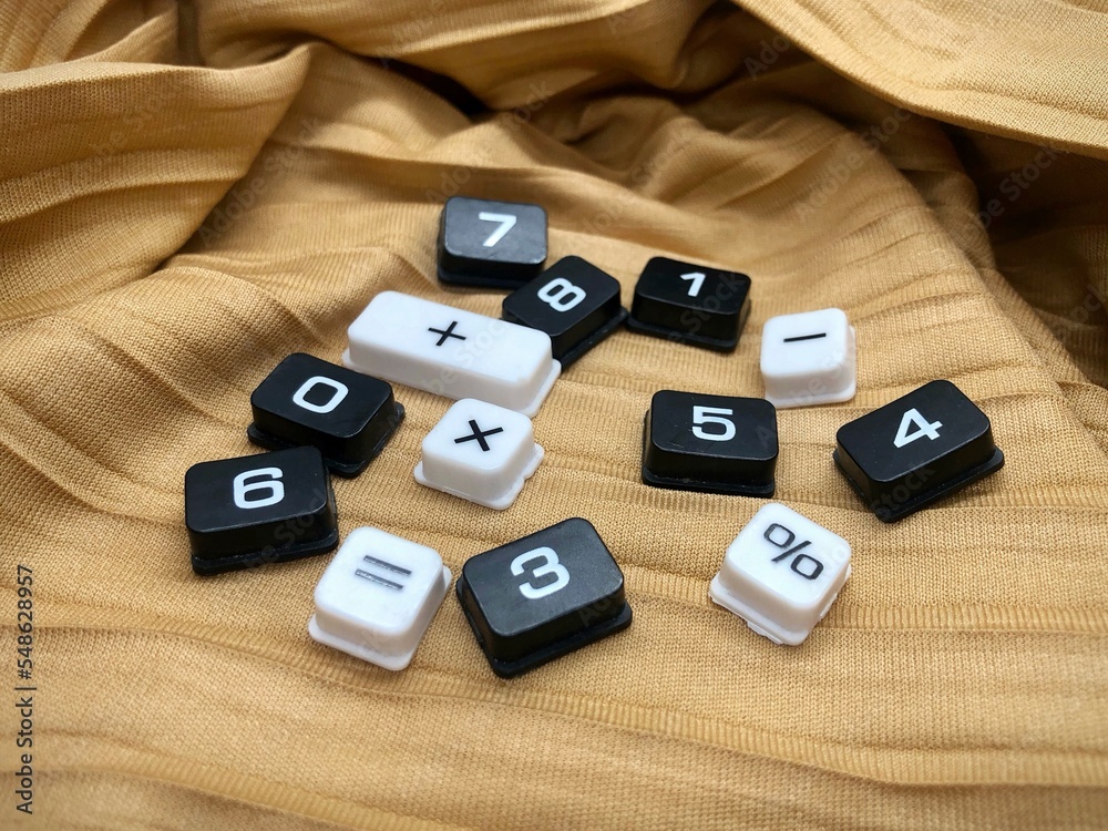Keyboard computer or calculator Keyboard computer or calculator