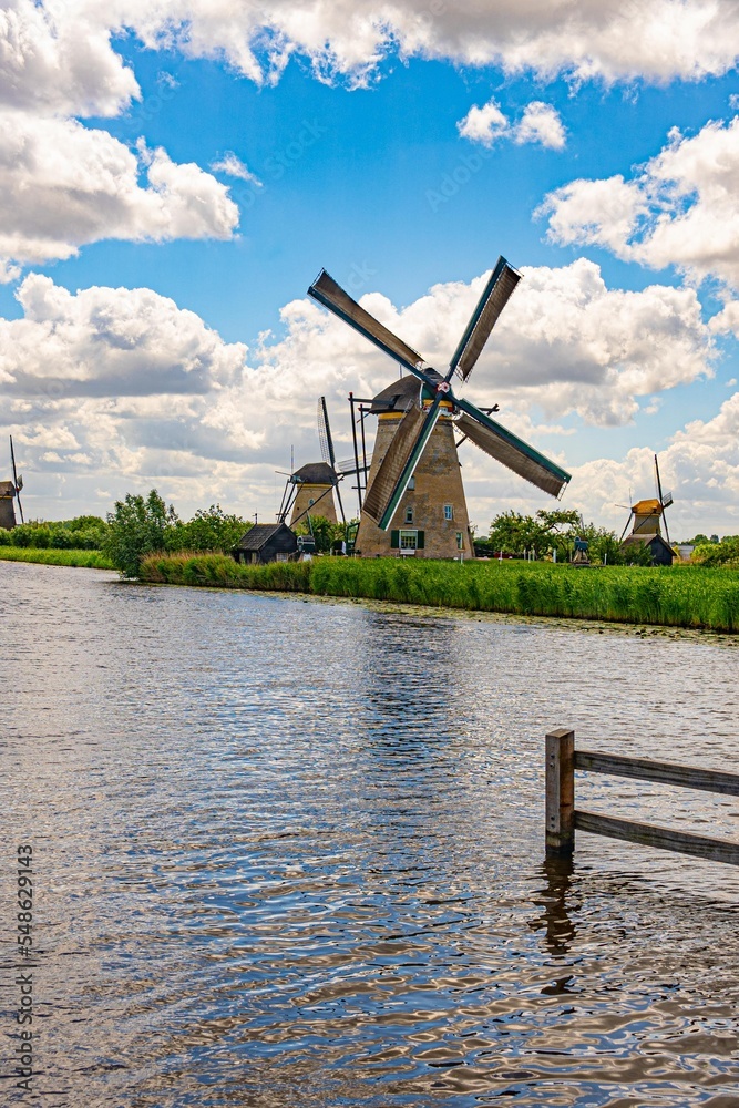 Naklejka premium Niederlande Holland Windmühlen