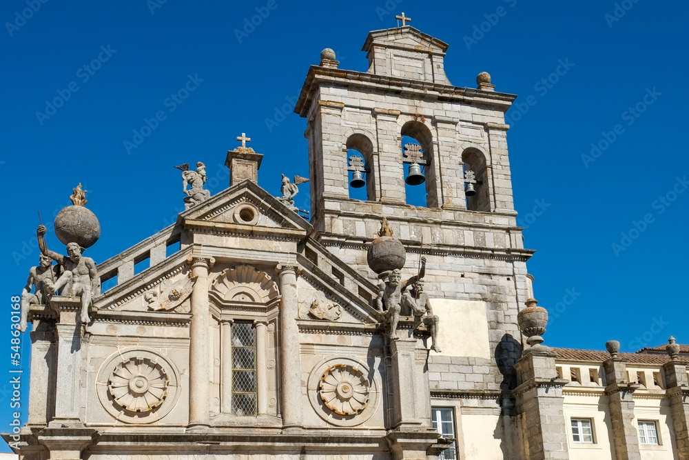 Portugal, Evora, Exterior of old church with bell tower Portugal, Evora, Exterior of old church with bell tower