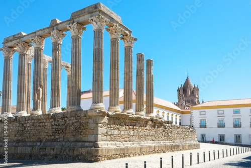 Portugal, Evora, Roman Temple of Diana from 1 century AD photo