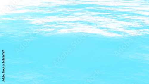 きれいな青い水面の背景素材。