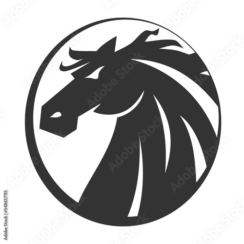 Horse Logo Template Icon Illustration Brand Identity