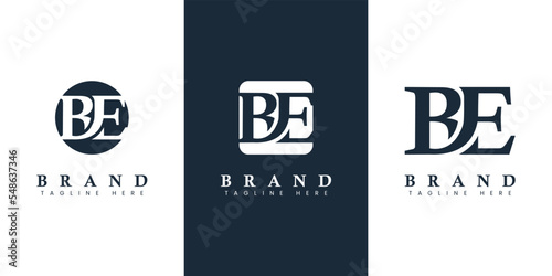 Modern and simple Letter BE Logo, suitable for any business with BE or EB initials.