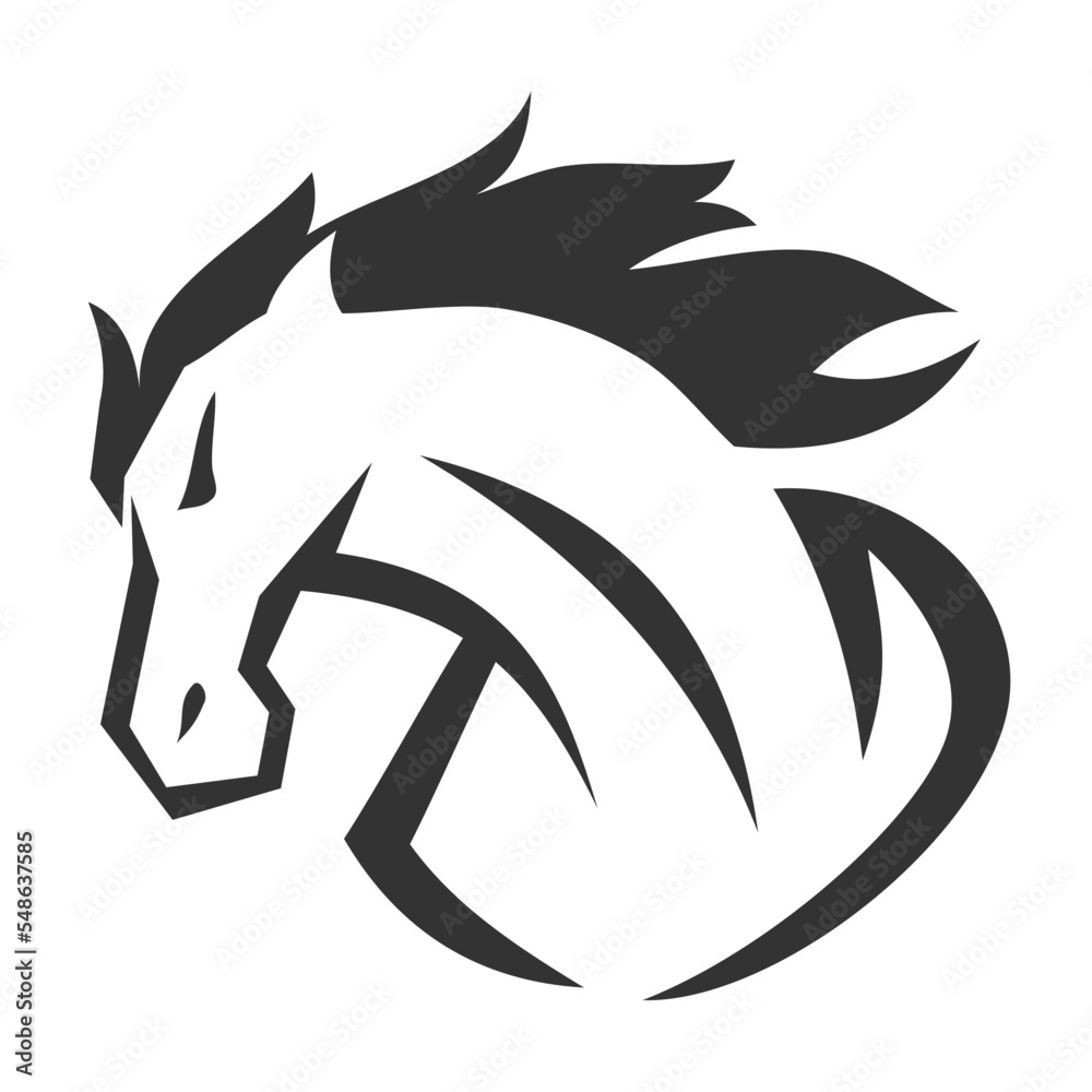 Horse Logo Template Icon Illustration Brand Identity Horse Logo Template Icon Illustration Brand Identity