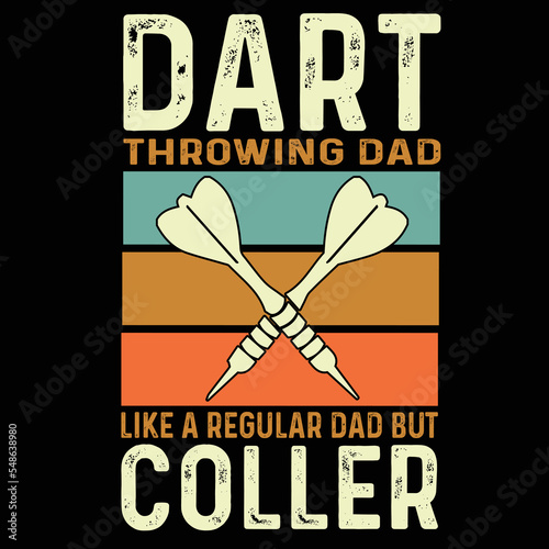 Dart Throwing Dad