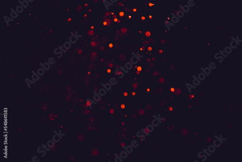 Red bokeh of lights use for celebrate background