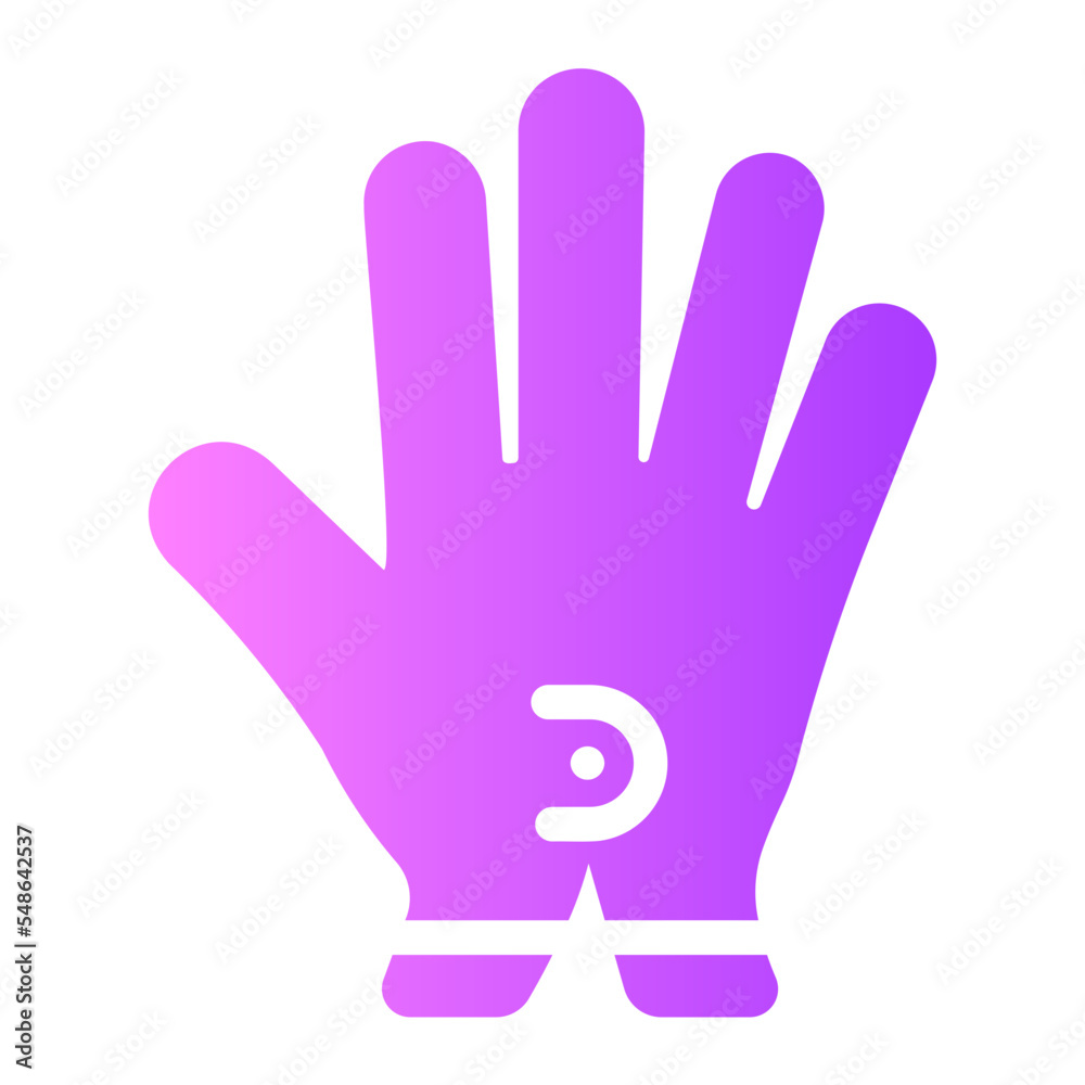 glove gradient icon glove gradient icon