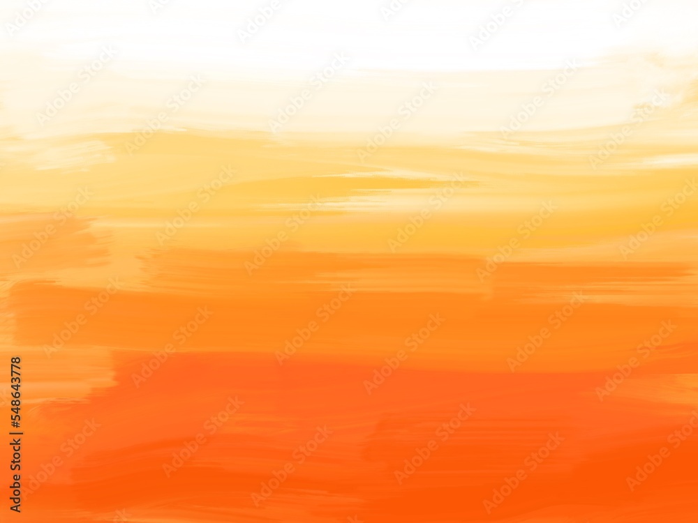 Fototapeta premium orange and yellow painting texture background