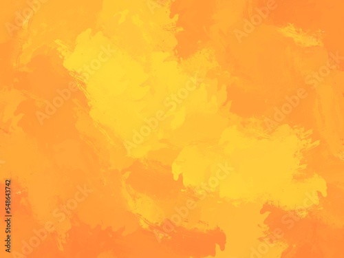 orange and yellow painting texture background © sivaporn