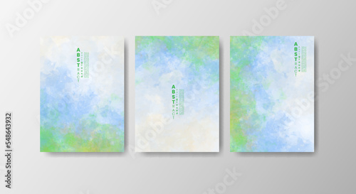 cards with watercolor background. Design for your date  postcard  banner  logo.