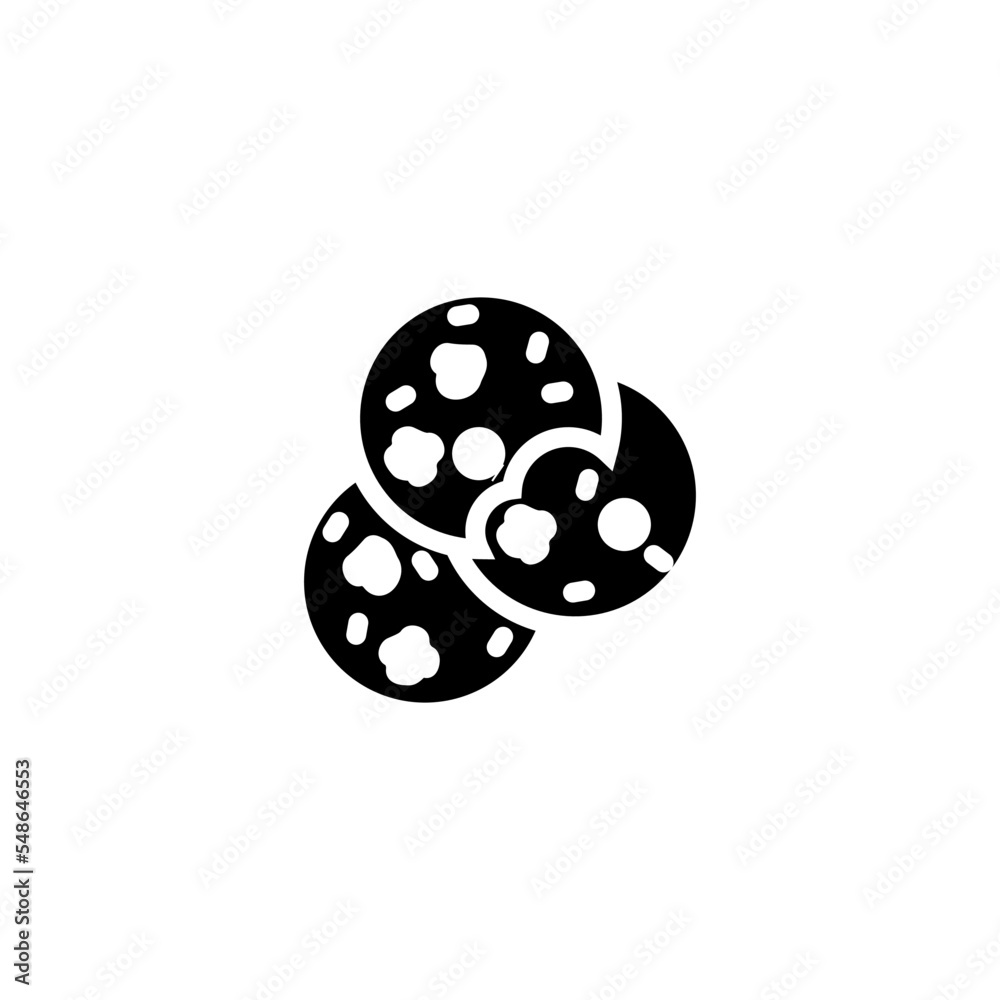 cookie icon vector design templates cookie icon vector design templates