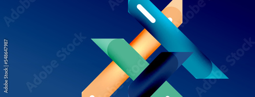 Background overlapping lines. Dynamic lines abstract wallpaper. Straight lines composition vector illustration for wallpaper banner background or landing page