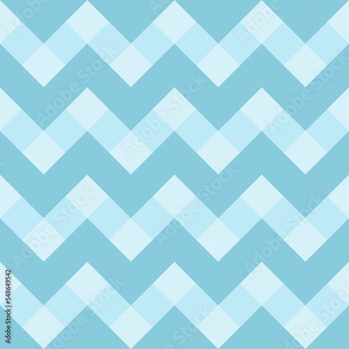 In this seamless pattern, the squares are stacked in gradients of lighter and darker tones, with the dark colors stacking up to form a beautifully chevron pattern, that looks beautiful and attractive.