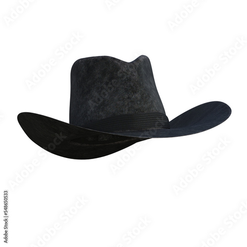 Cowboy Asset Clothing 3d rendering