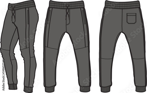 jogger pants template, sport, sweat pant	
