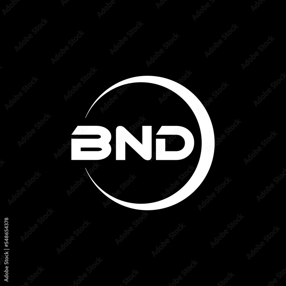 BND letter logo design with black background in illustrator, cube logo, vector logo, modern alphabet font overlap style. calligraphy designs for logo, Poster, Invitation, etc. BND letter logo design with black background in illustrator, cube logo, vector logo, modern alphabet font overlap style. calligraphy designs for logo, Poster, Invitation, etc.