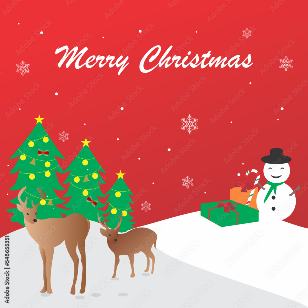 Christmas winter new year snowman background vector 1 Christmas winter new year snowman background vector 1