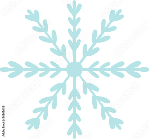 Beautiful snowflake illustration