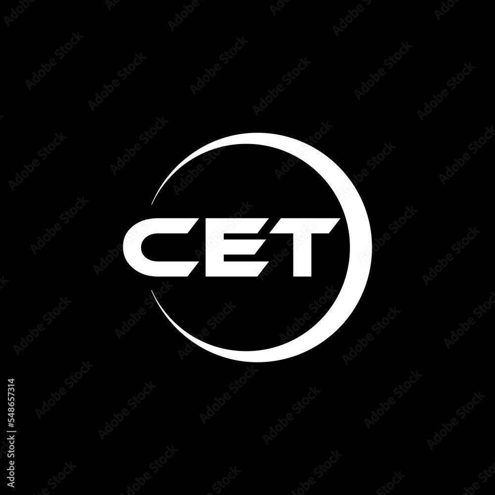 CET letter logo design with black background in illustrator, cube logo, vector logo, modern alphabet font overlap style. calligraphy designs for logo, Poster, Invitation, etc. CET letter logo design with black background in illustrator, cube logo, vector logo, modern alphabet font overlap style. calligraphy designs for logo, Poster, Invitation, etc.
