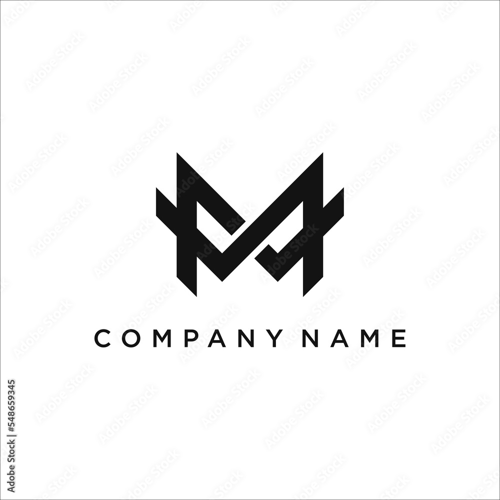 Outstanding professional elegant trendy awesome artistic black and white color MW WM initial based Alphabet icon logo. Outstanding professional elegant trendy awesome artistic black and white color MW WM initial based Alphabet icon logo.