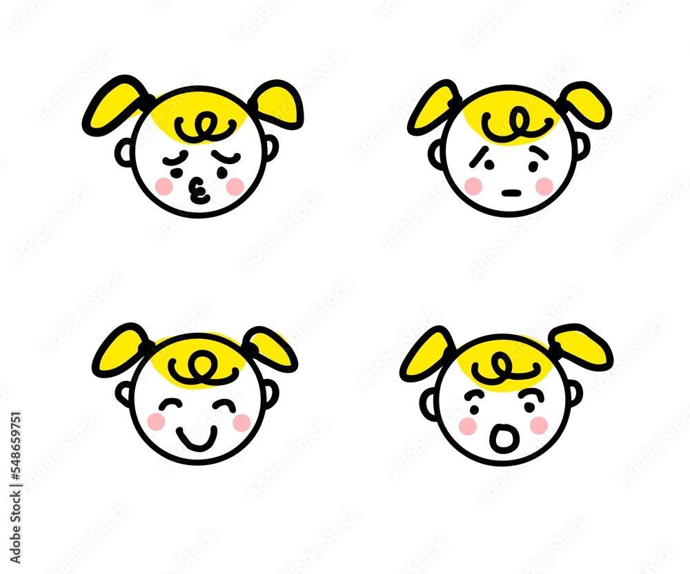いろんな表情 顔 子供 いろんな表情 顔 子供