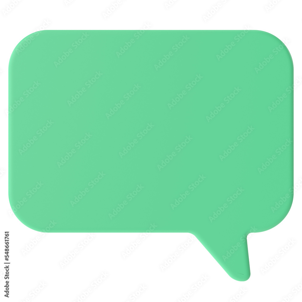 Speech bubble. Speech balloon. Text box. 3D illustration. Speech bubble. Speech balloon. Text box. 3D illustration.