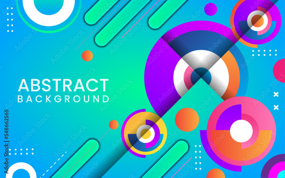 Abstract colorful geometric with gradient shape background Abstract colorful geometric with gradient shape background
