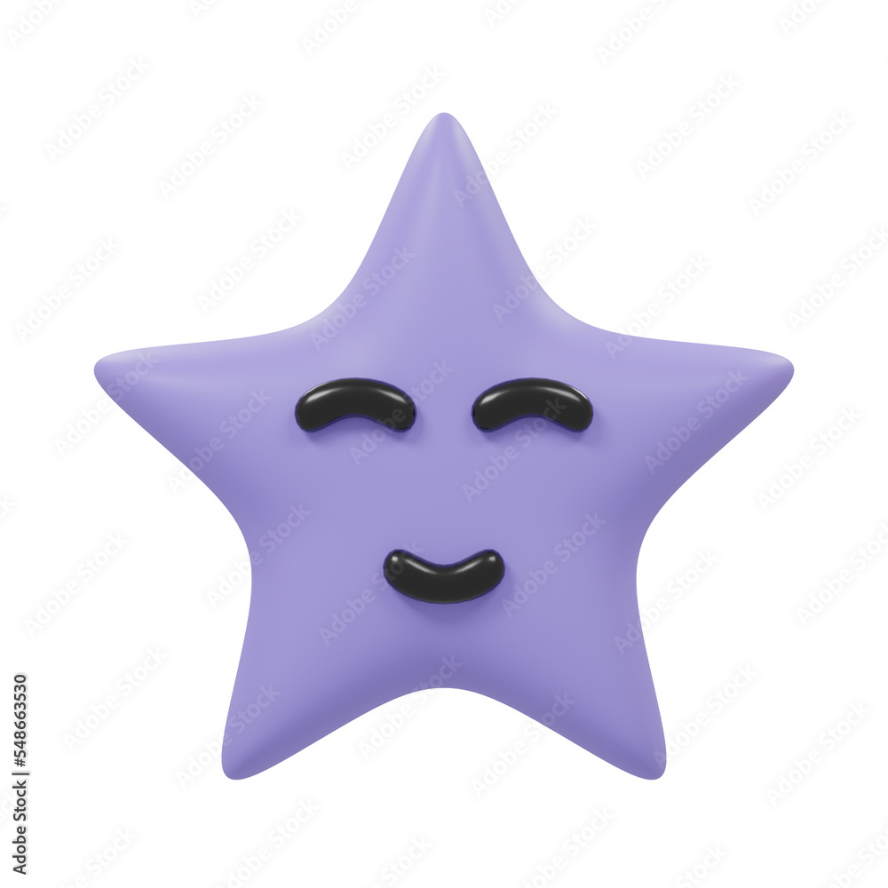 Purple 3d render star isolated on white background. Purple 3d render star isolated on white background.