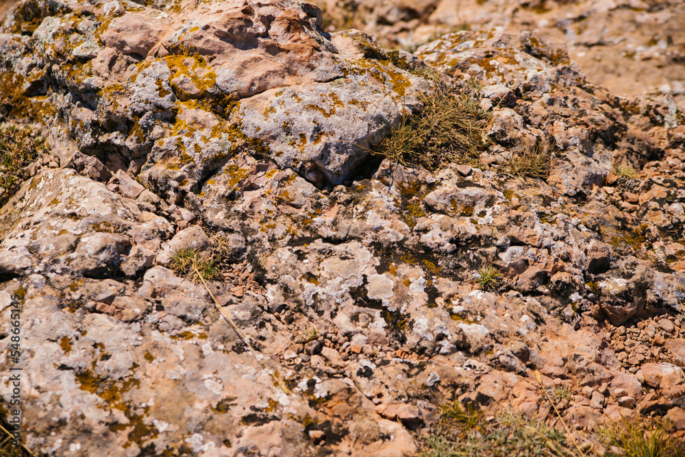 The texture of the stone. Abstract background. Uneven rough stones. Rock, mineral. The texture of the stone. Abstract background. Uneven rough stones. Rock, mineral.