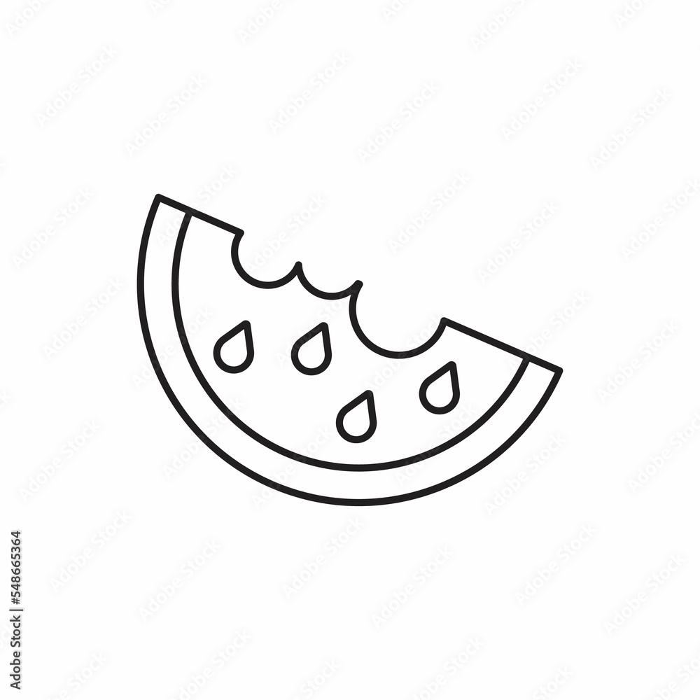 watermelon line icon watermelon line icon