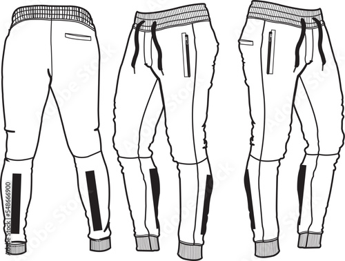 jogger pants template, sport, sweat pant