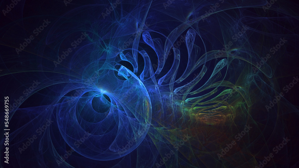 3D rendering abstract colorful fractal light background 3D rendering abstract colorful fractal light background