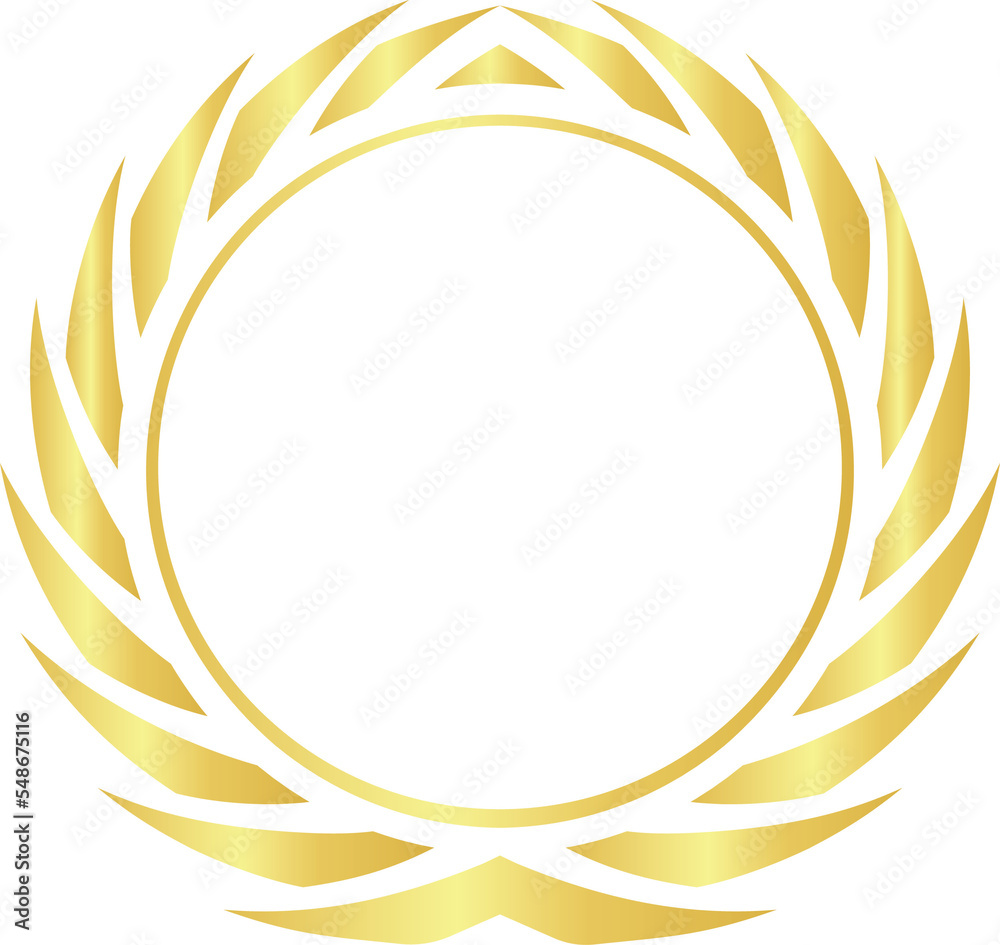 Gold Laurel wreath