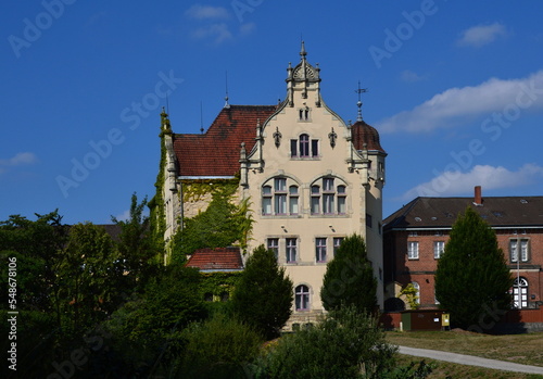 Historical Court House in the Town Neustadt am Rübenberge, Lower Saxony