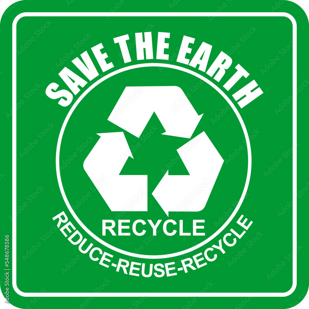 Save The Earth, sticker and label vector Save The Earth, sticker and label vector