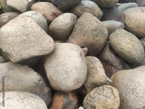 stones on the beach big