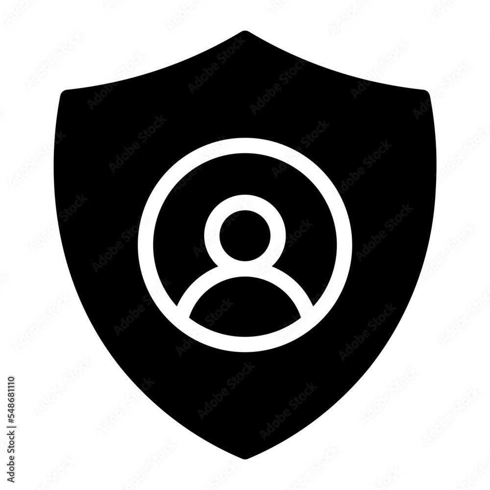 user protection glyph icon user protection glyph icon