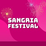 Sangria Festival. This illustration design is perfect for celebrating Sangria Day on 20 December. It's also suitable for social media template.