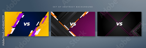 Fight versus vs background. Vector illustration for game, battle, challenge, fight, competition, contest, team, boxing, championship, clash, combat, tournament, conflict, duel, MMA, football