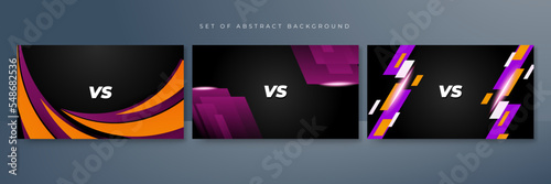 Fight versus vs background. Vector illustration for game, battle, challenge, fight, competition, contest, team, boxing, championship, clash, combat, tournament, conflict, duel, MMA, football
