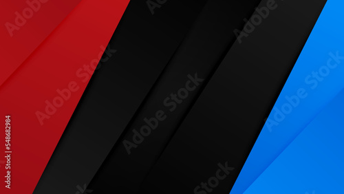 versus vs background with blue and red light, halftone, gradient color for game, battle, fight, competition, match, sport, contest, team, championship, combat, duel, tournament, and 3d effect