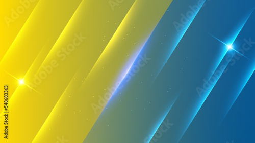 Blue yellow versus vs background. Vector illustration for game, battle, challenge, fight, competition, contest, team, boxing, championship, clash, combat, tournament, conflict, duel, MMA, football