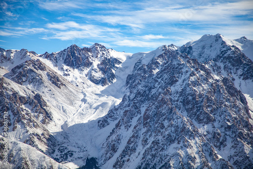 Majestic Beautiful Impressive Landscape of Snow Mountains © Slepitssskaya